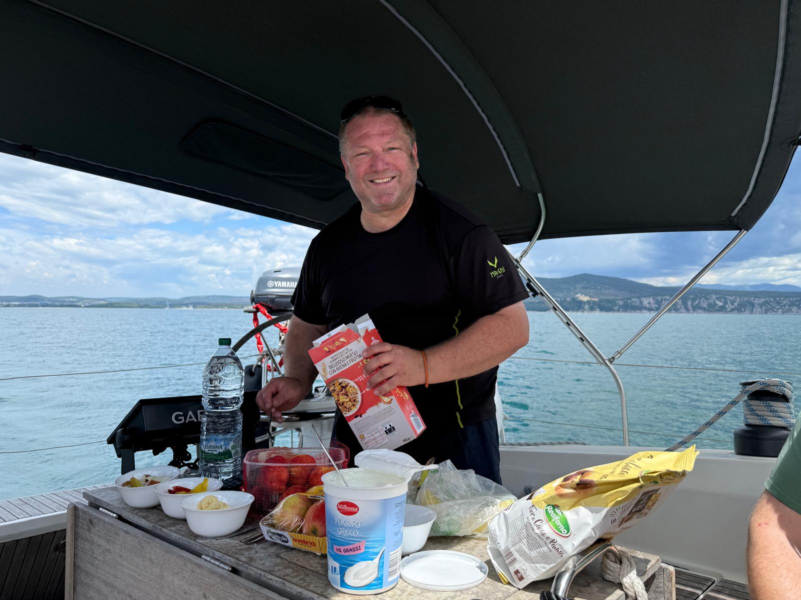 Stefan Müller na krovu SY HERA